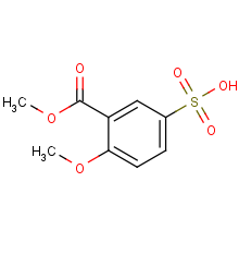 4-methoxy-3-(methoxycarbonyl)benzenesulfonic acid