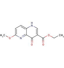 ethyl 6-methoxy-4-oxo-1,4-dihydro-1,5-naphthyridine-3-carboxylate