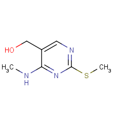 (4-(methylamino)-2-(methylthio)pyrimidin-5-yl)methanol