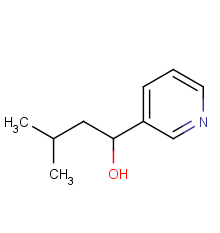 3-methyl-1-(pyridin-3-yl)butan-1-ol