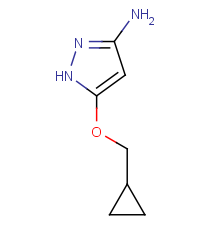 3-(cyclopropylmethoxy)-1h-pyrazol-5-amine