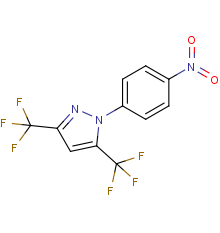 1-(4-nitrophenyl)-3,5-bis(trifluoromethyl)-1H-pyrazole