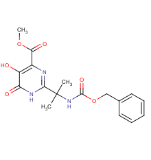 Methyl 5-hydroxy-4-oxo-2-[2-(phenylmethoxycarbonylamino)propan-2-yl]-1h-pyrimidine-6-carboxylate