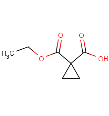 1-(ethoxycarbonyl)cyclopropane-1-carboxylic acid