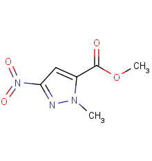 methyl 1-methyl-3-nitro-1H-pyrazole-5-carboxylate