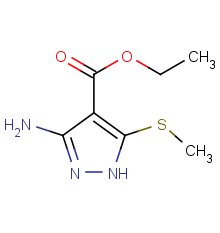 ethyl 3-amino-5-(methylthio)-1H-pyrazole-4-carboxylate