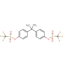 propane-2,2-diylbis(4,1-phenylene) bis(trifluoromethanesulfonate)
