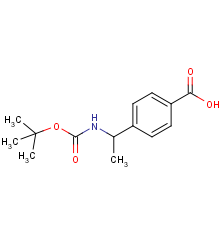 4-(1-((tert-butoxycarbonyl)amino)ethyl)benzoic acid