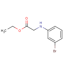 Ethyl 2-(3-bromoanilino)acetate