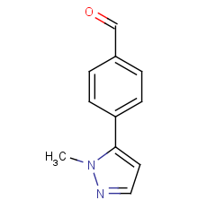 4-(2-methylpyrazol-3-yl)benzaldehyde