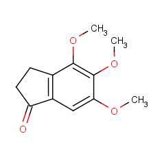 4,5,6-trimethoxy-2,3-dihydroinden-1-one