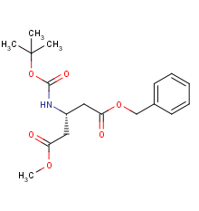 (S)-1-benzyl 5-methyl 3-((tert-butoxycarbonyl)amino)pentanedioate