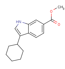 Methyl 3-cyclohexyl-1h-indole-6-carboxylate