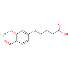 4-(4-formyl-3-methoxyphenoxy)butanoic acid