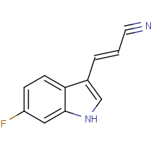 (E)-3-(6-fluoro-1H-indol-3-yl)acrylonitrile