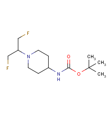 tert-butyl (1-(1,3-difluoropropan-2-yl)piperidin-4-yl)carbamate