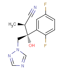 (2S,3R)-3-(2,5-difluorophenyl)-3-hydroxy-2-methyl-4-(1H-1,2,4-triazol-1-yl)butanenitrile