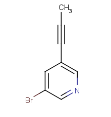 3-bromo-5-prop-1-ynylpyridine
