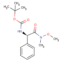 tert-butyl (S)-(2-(methoxy(methyl)amino)-2-oxo-1-phenylethyl)carbamate