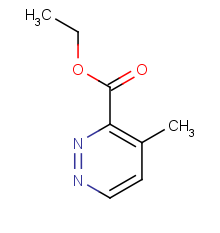3-pyridazinecarboxylic acid, 4-methyl-, ethyl ester