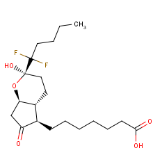 (2r,4ar,5r,7ar)-2-(1,1-difluoropentyl)-2-hydroxy-6-oxo-3,4,4a,5,7,7a-hexahydrocyclopenta[b]pyran-5-heptanoic Acid