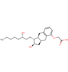 2-[[(1r,2r,3as,9as)-2-hydroxy-1-[(3s)-3-hydroxyoctyl]-2,3,3a,4,9,9a-hexahydro-1h-cyclopenta[g]naphthalen-5-yl]oxy]acetic Acid