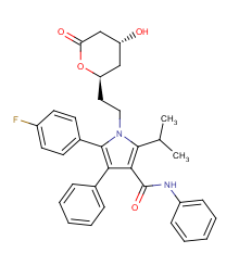 5-(4-fluorophenyl)-1-[2-[(2r,4r)-4-hydroxy-6-oxooxan-2-yl]ethyl]-n,4-diphenyl-2-propan-2-ylpyrrole-3-carboxamide