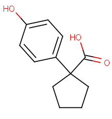 1-(4-hydroxyphenyl)cyclopentane-1-carboxylic Acid