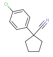 1-(4-chlorophenyl)cyclopentane-1-carbonitrile