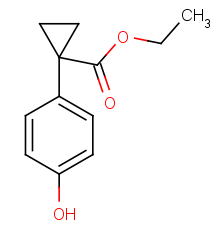 ethyl 1-(4-hydroxyphenyl)cyclopropane-1-carboxylate