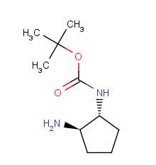 carbamic acid, N-[(1R,2R)-2-aminocyclopentyl]-, 1,1-dimethylethyl ester, rel-