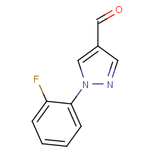 1-(2-fluorophenyl)pyrazole-4-carbaldehyde
