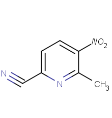 6-methyl-5-nitropicolinonitrile