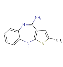 2-methyl-10H-benzo[b]thieno[2,3-e][1,4]diazepin-4-amine