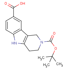 1,3,4,5-TETRAHYDRO-PYRIDO[4,3-B]INDOLE-2,8-DICARBOXYLIC ACID 2-TERT-BUTYL ESTER