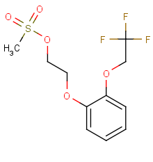 2-[2-(2,2,2-trifluoroethoxy)phenoxy]ethyl Methanesulfonate