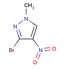 1H-pyrazole, 3-bromo-1-methyl-4-nitro-