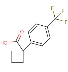 1-[4-(Trifluoromethyl)phenyl]cyclobutanecarboxylic acid
