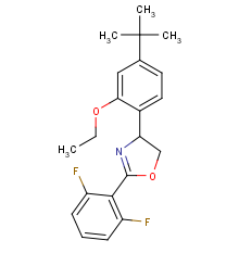 4-(4-tert-butyl-2-ethoxyphenyl)-2-(2,6-difluorophenyl)-4,5-dihydro-1,3-oxazole