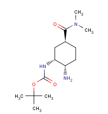 tert-butyl N-[(1R,2S,5S)-2-amino-5-(dimethylcarbamoyl)cyclohexyl]carbamate