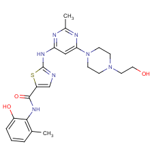 5-thiazolecarboxamide, 2-[[6-[4-(2-hydroxyethyl)-1-piperazinyl]-2-methyl-4-pyrimidinyl]amino]-n-(2-hydroxy-6-methylphenyl)-