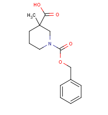 1-[(benzyloxy)carbonyl]-3-methylpiperidine-3-carboxylic acid