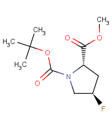 1-tert-butyl 2-methyl (2S,4R)-4-fluoropyrrolidine-1,2-dicarboxylate