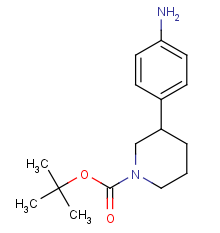 tert-butyl 3-(4-aminophenyl)piperidine-1-carboxylate