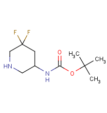 tert-butyl N-(5,5-difluoropiperidin-3-yl)carbamate