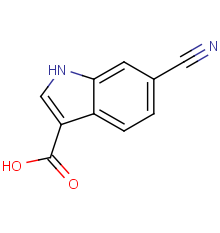 6-cyano-1H-indole-3-carboxylic acid