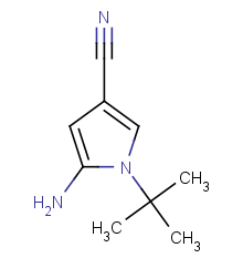 5-amino-1-tert-butyl-1H-pyrrole-3-carbonitrile