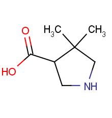 4,4-dimethylpyrrolidine-3-carboxylic acid