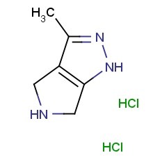 3-methyl-1H,4H,5H,6H-pyrrolo[3,4-c]pyrazole dihydrochloride