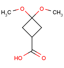 3,3-dimethoxycyclobutane-1-carboxylic acid